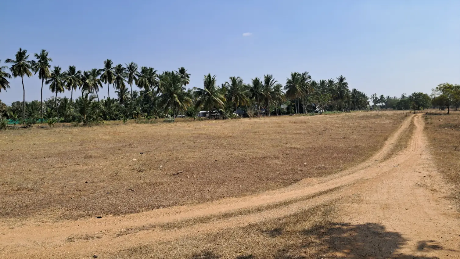 Entrance view of the annur 3 acre property