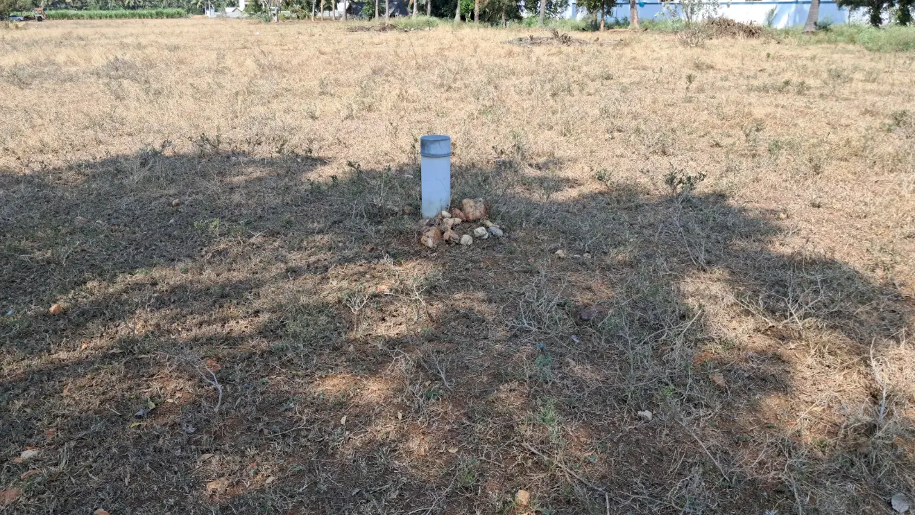 Land for sale in Annur, Coimbatore - borewell on the 3 acre land